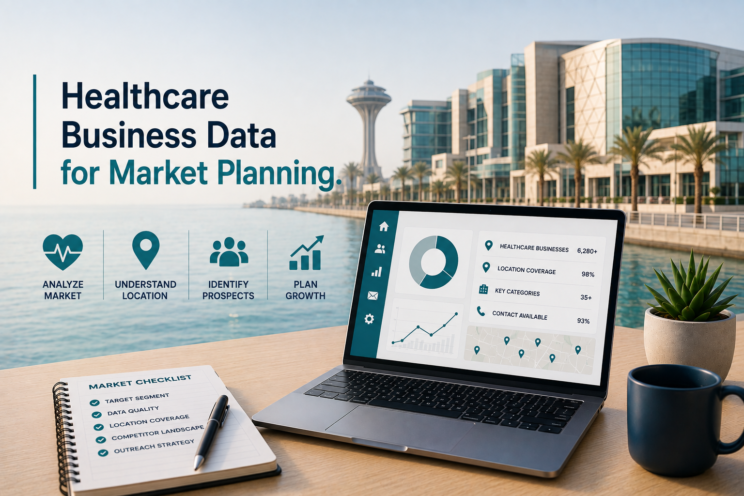 Healthcare Business Data for Market Planning editorial image placeholder