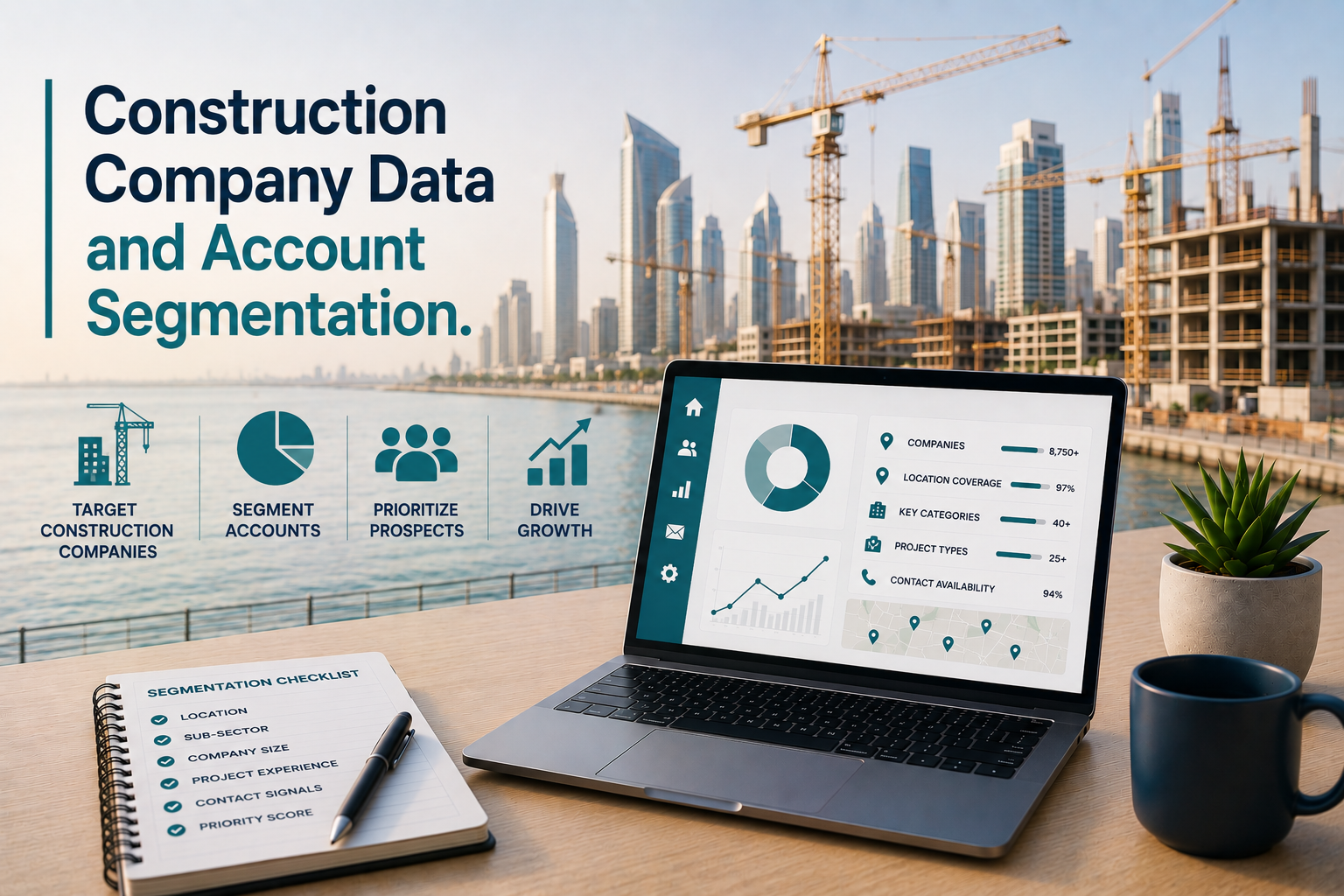 Construction Company Data and Account Segmentation editorial image placeholder